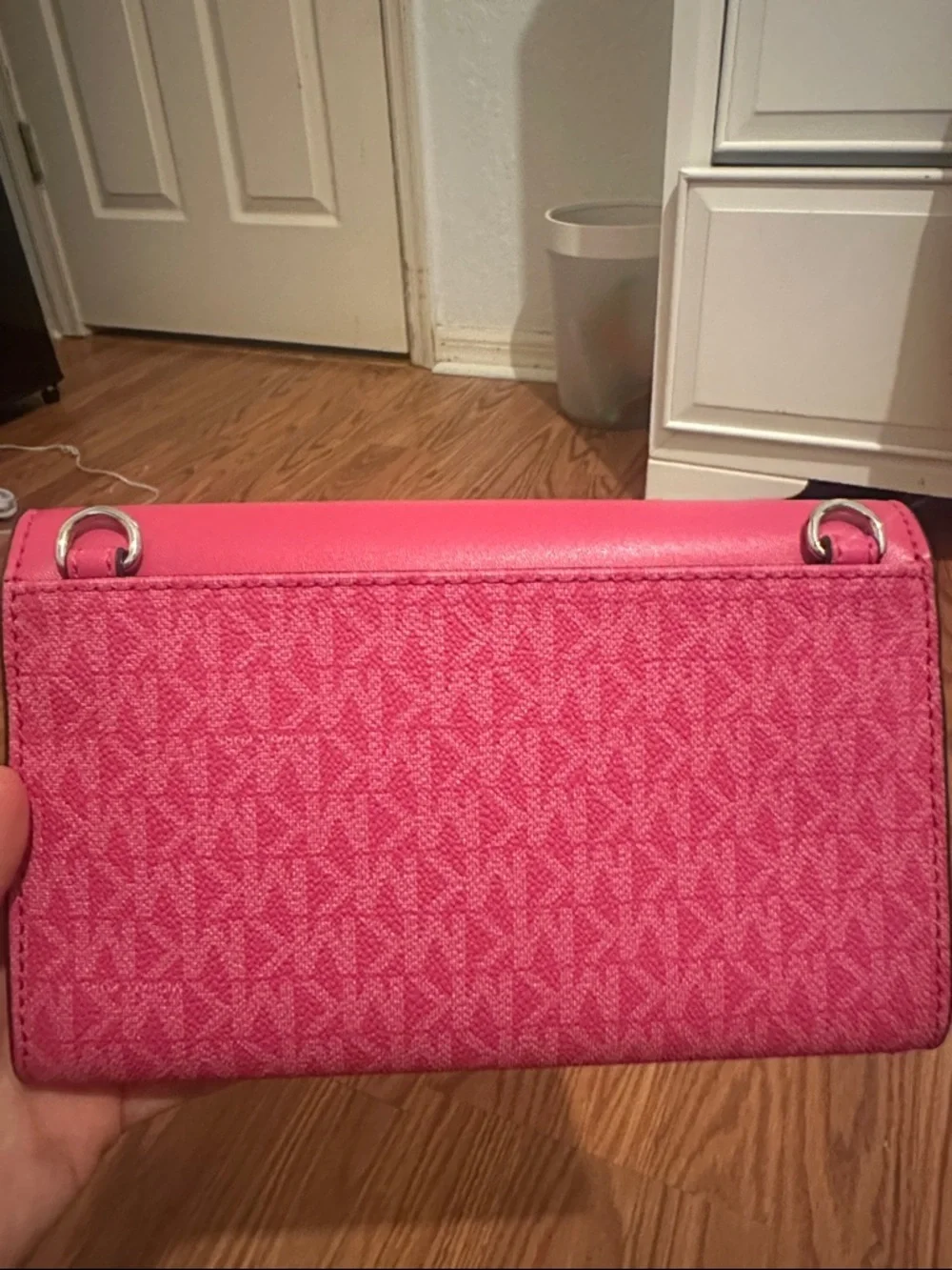 Michael Kors Hot Pink Saffiano Tote with Matching Wallet - Picture 9 of 9